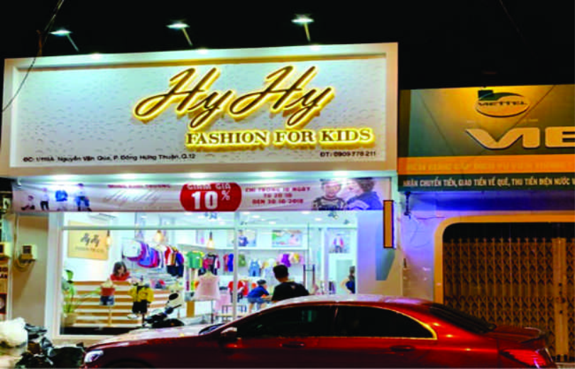 Biển quảng cáo dùng cho shop thời trang chuyên kinh doanh hy hy  Biển quảng cáo dùng cho shop thời trang chuyên kinh doanh hy hy