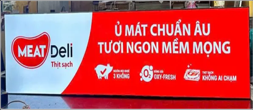 Làm Bảng Bằng Bạt  Meat Deli Làm Bảng Bằng Bạt  Meat Deli