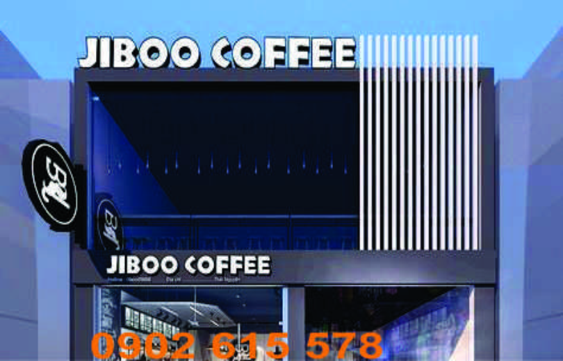 Bảng hiệu jibo coffee dùng mica đèn sáng đẹp lắp ngoài trời Bảng hiệu jibo coffee dùng mica đèn sáng đẹp lắp ngoài trời