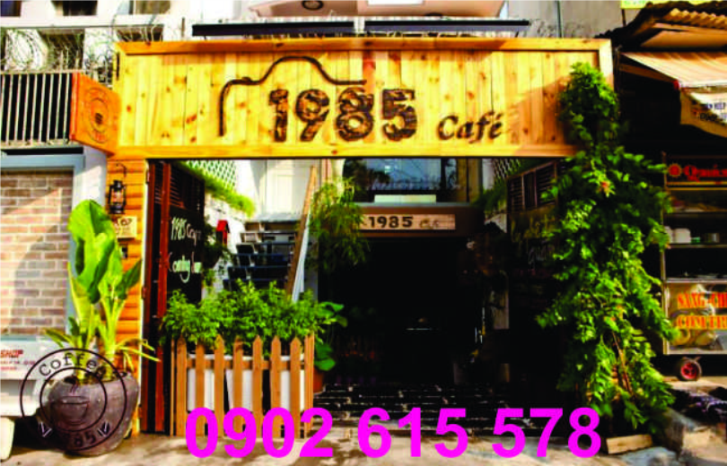 Bảng cafe dùng led đèn sáng đẹp nhiều màu sắc.