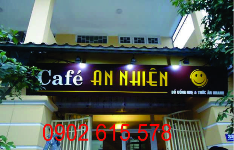 Bảng hiệu cafe anh nhiên Bảng hiệu cafe anh nhiên