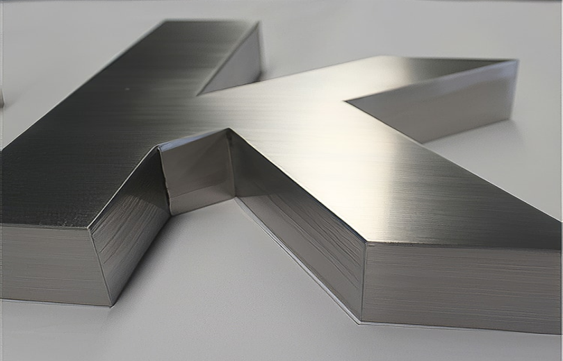 gia công bộ chữ inox trắng xước