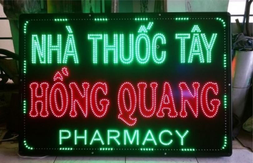 Bảng hiệu LED cho quầy thuốc tây Bảng hiệu LED cho quầy thuốc tây